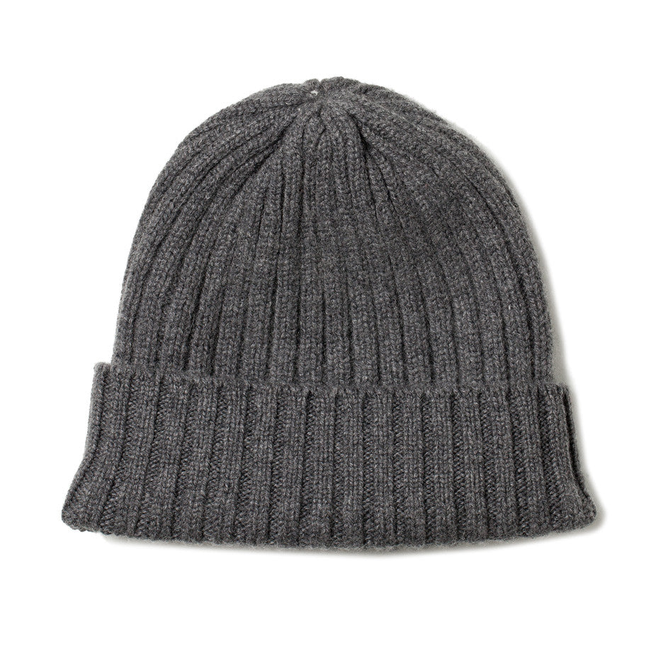 Exclusively for Michael Jondral: Gray Knitted Cap made of Cashmere